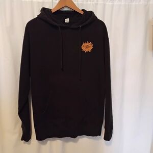 Black Hoodie with SIMS Orange Logo L